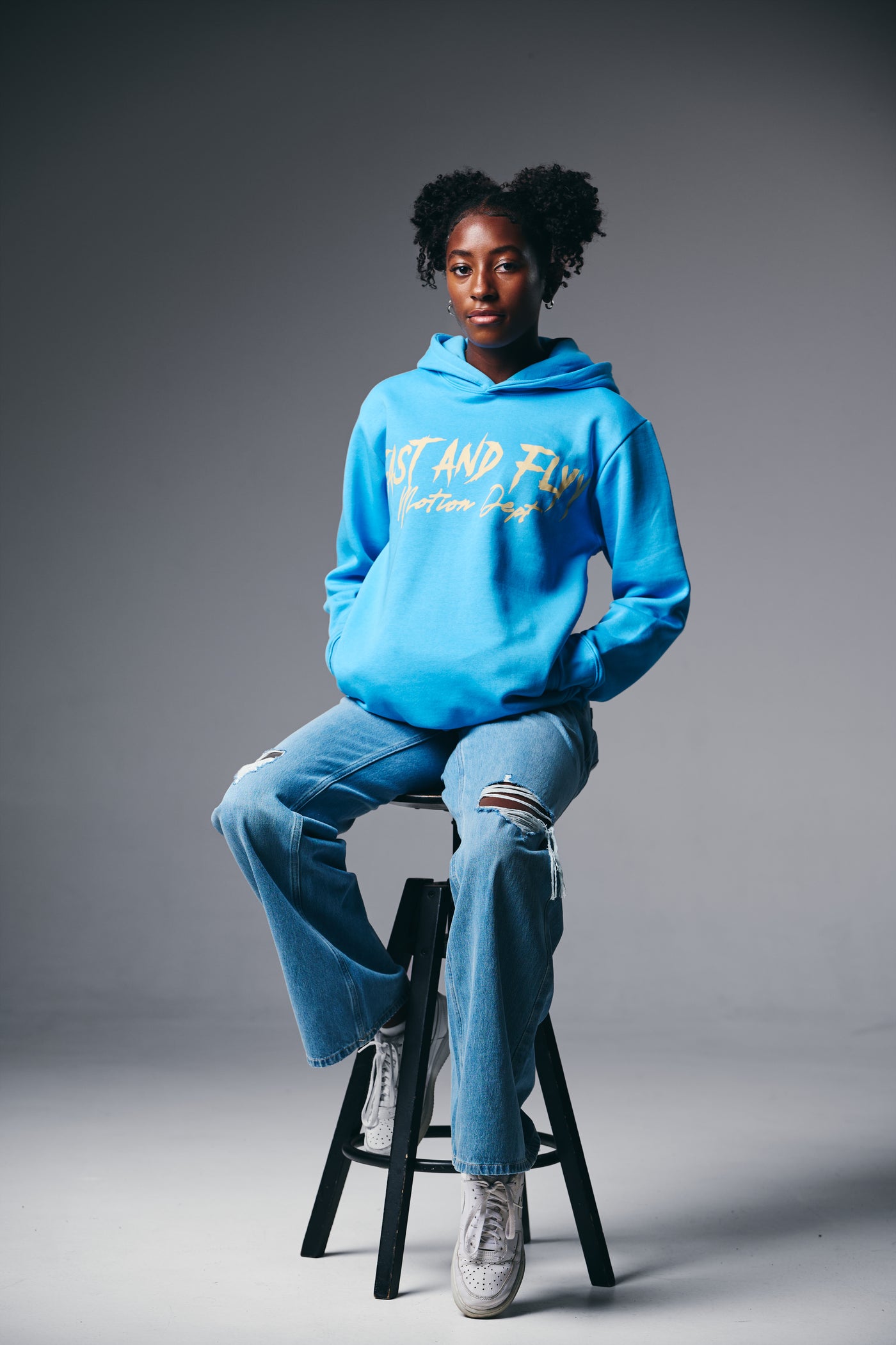 Fast And Flyy™ Motion Hoodie in Blue