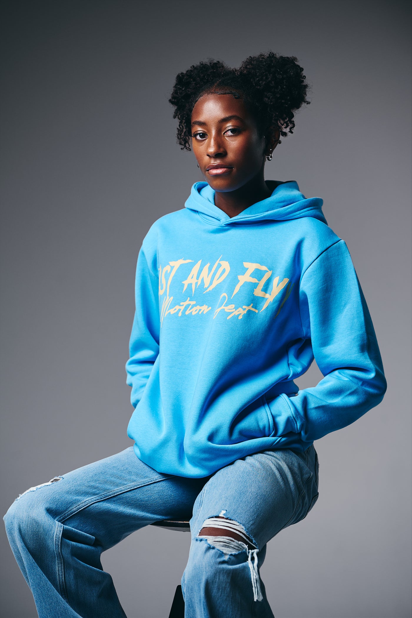 Fast And Flyy™ Motion Hoodie in Blue
