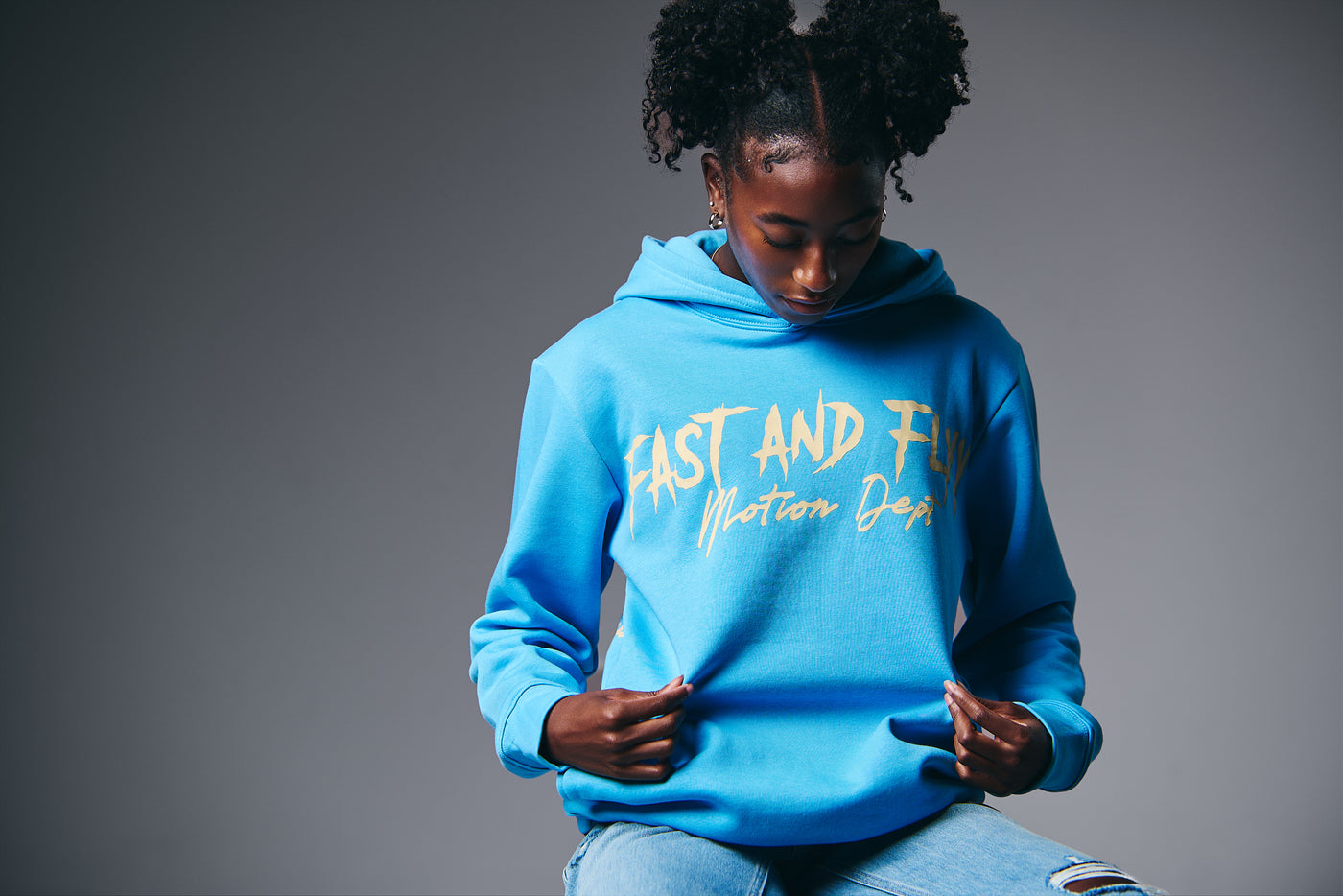 Fast And Flyy™ Motion Hoodie in Blue